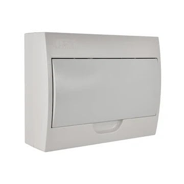 Tablero Sobrepuesto 12 Polos Tapa Blanca Libre Halógeno IP41