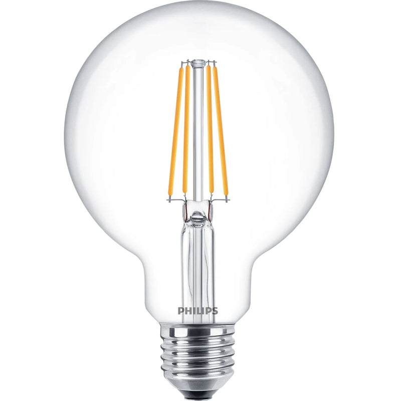 AMPOLLETA E27 PHILIPS FILAMENTO COREPRO GLASS 7W LUZ CALIDA TRANSPARENTE (929001387971)