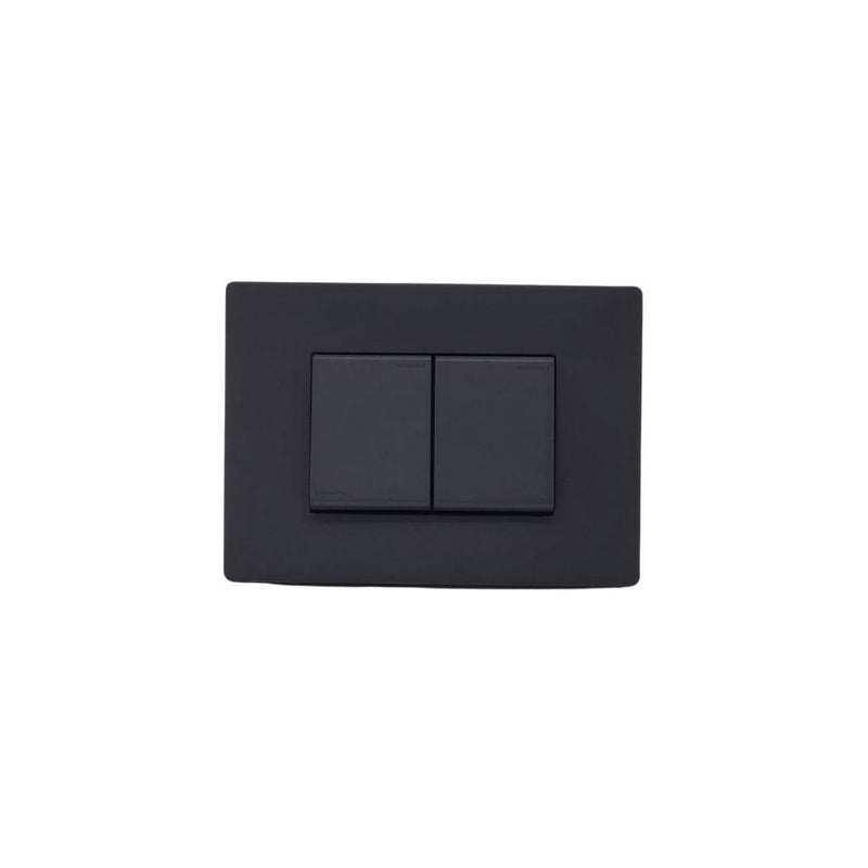Placa conmutador 9/24 1,5M doble armado SINTHESI S33 NOIR MATE