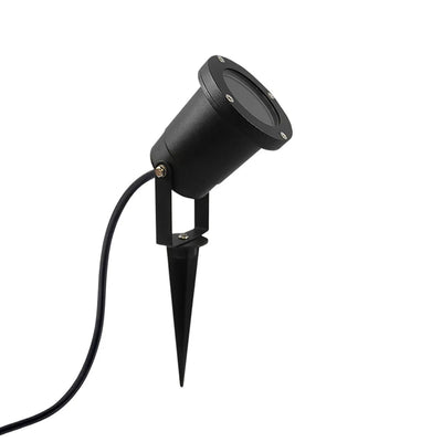 FOCO ESTACA MEDIA IP65 (SIN AMPOLLETA GU10) NEGRA