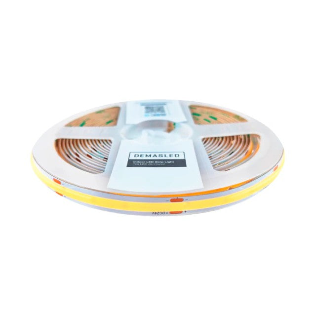 CINTA LED COB 24V 11W/m Blanco Neutro 1100lm/m 480LEDs/m 8mm 5m SEC