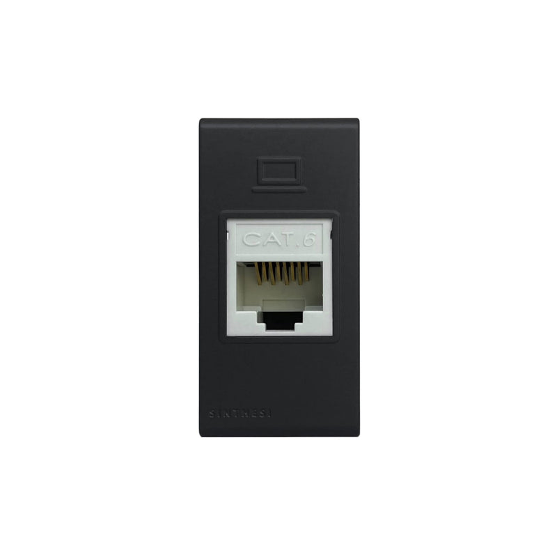 Modulo Toma Datos RJ45 Cat 6 S33 Noir Mate
