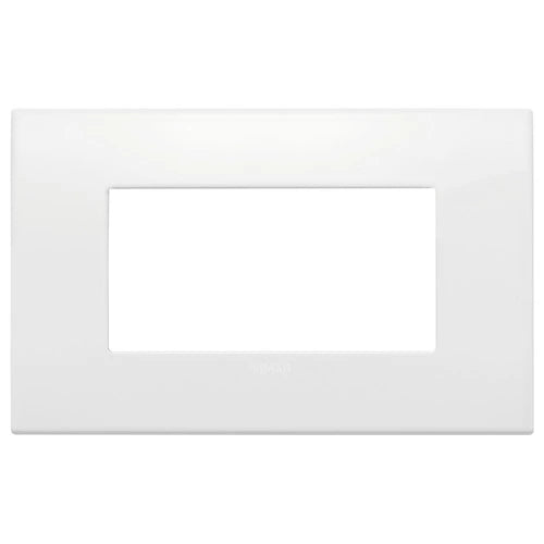 Placa Classic Arké 4 Módulos Metal Polar Matt Total Look (mate) - Vimar