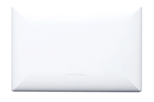 Placa Ciega S17 Blanco Con Soporte