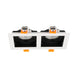 Porta GU10 Caja Doble Blanco Puzzle Technolamp