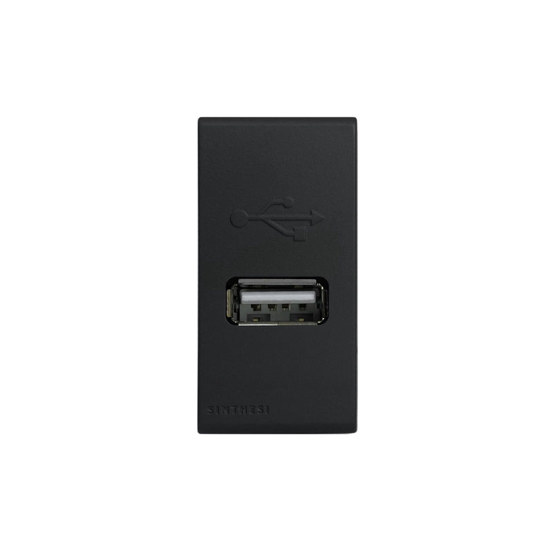 Modulo Cargador USB 1A 5V S33 Noir Mate