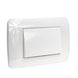 Interruptor Simple 9/24 Teclon 73 Mm 10A 250V Blanco Armado