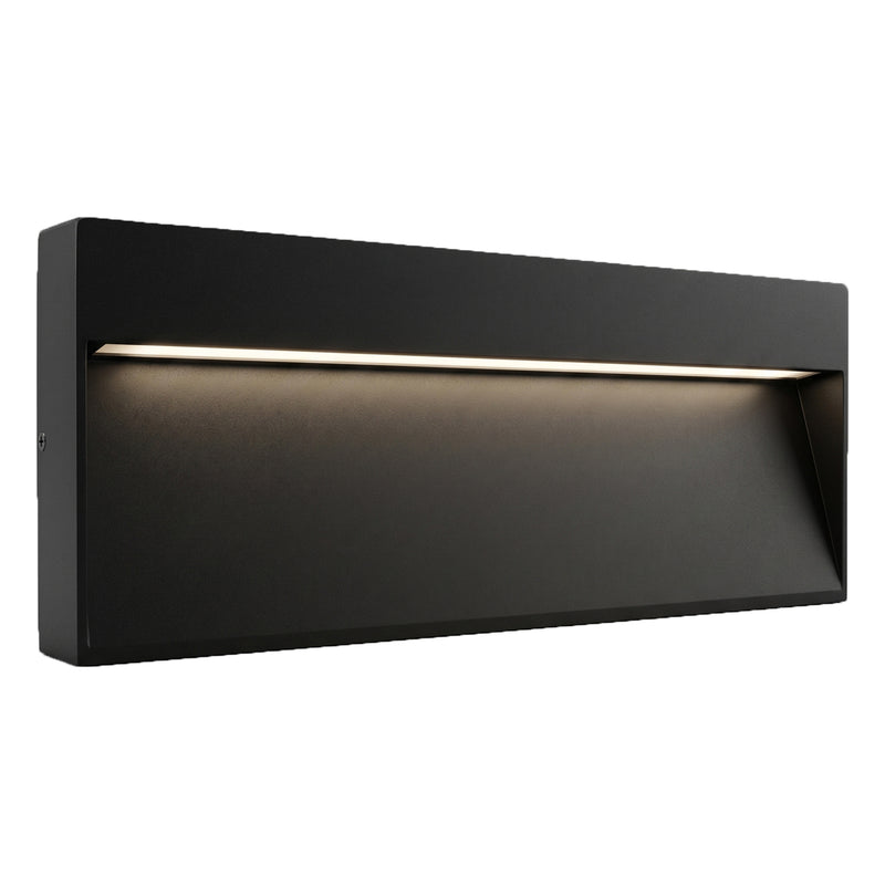Foco Sobrepuesto A Muro LED Rectangular 5W 3.000°k Negro