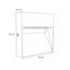 Foco Sobrepuesto A Muro LED Cuadrado 3W 3.000°k Negro