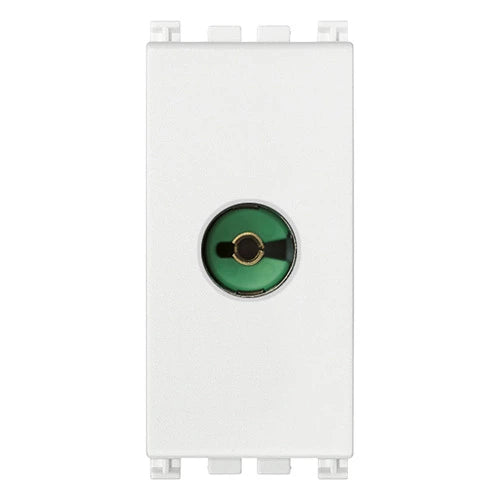 Toma TV simple 40-862MHz blanco