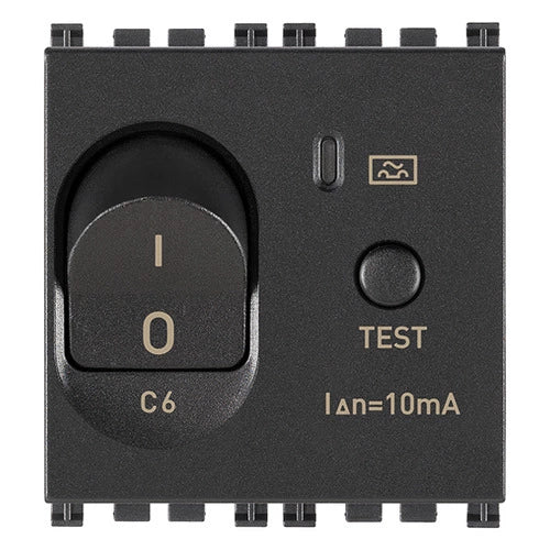 Interruptor MTDif.1P+N C6 10mA gris