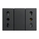 Modulo Tomacorriente Duplex 10 | 16A 250V 2P+t S33 Noir Mate