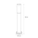 Foco Bollard Technolamp E27 600mm Roma Acero Inoxidable