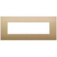 Placa Classic 7M tecnopolímero oro mate