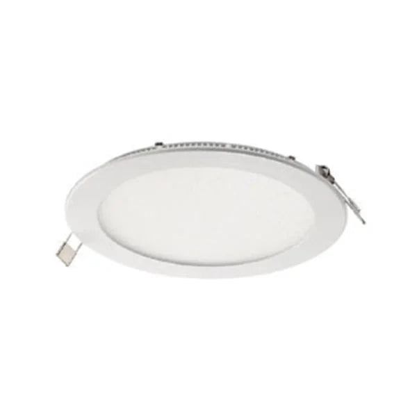 PANEL SLIM LED ALUMINIO REDONDO 12W 4000K Ø12x2.2CM BLANCO