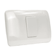 Interruptor Simple 9/12 10A 250V Blanco Armado