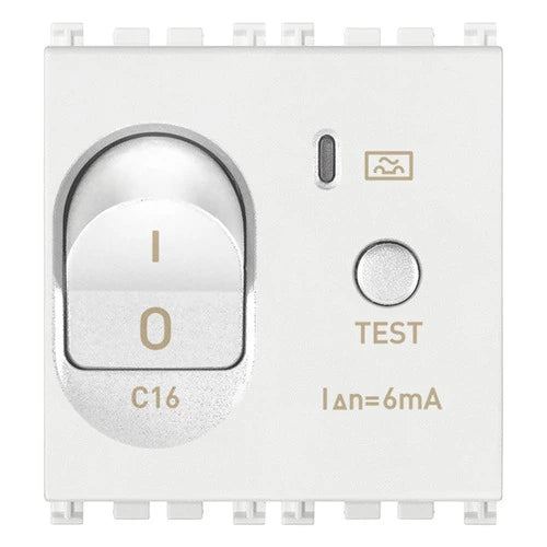 Interruptor MT Dif.1P+N C16 6mA blanco