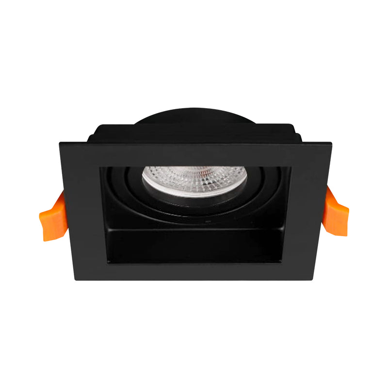Porta GU10 Caja Simple Negro Puzzle Technolamp