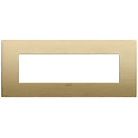 Placa Classic 7M metal latón cepillado