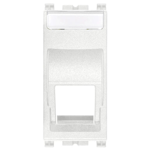 Adaptador RJ45 inclinado blanco