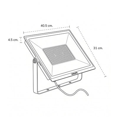 Proyector LED Philips 150W 3000K IP65 Bvp150 (ph911401827684)