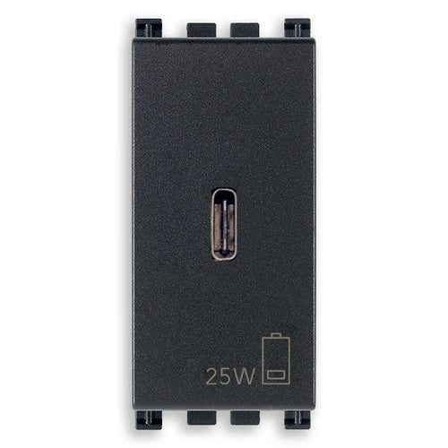 Alimentador USB C PD 25W gris