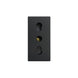 Modulo Tomacorriente Bipaso 10 | 16A 250V 2P+t S33 Noir Mate