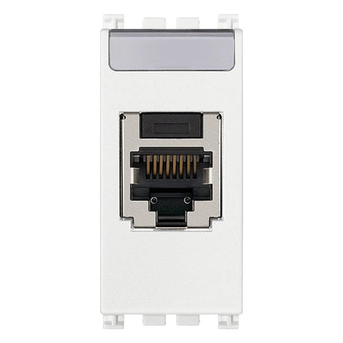 Toma RJ45 Panduit Cat5e FTP blanco