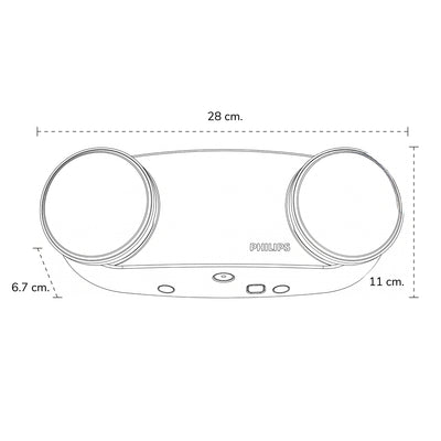 Luminaria De Emergencia LEDr1w5 Philips