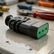 Enchufe Hembra 2P+t 10A 250vac Negro