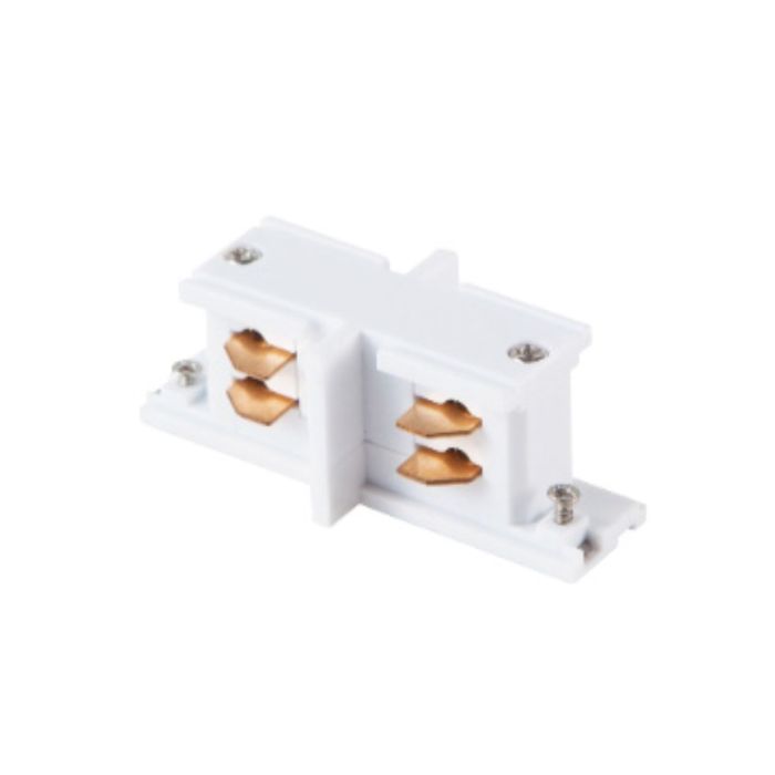 Conector I Riel Trifásico PROTRACK | ILUMAT - BLANCO