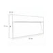 Foco Sobrepuesto A Muro LED Rectangular 5W 3.000°k Negro