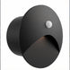Foco Empotrado LED Circular 3W 3.000°k Negro Con Sensor