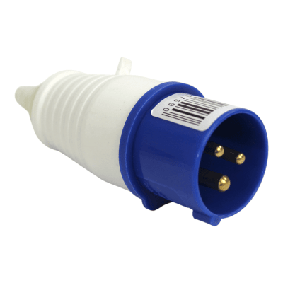 Enchufe Macho Volante 16A 2P+t 220V IP44