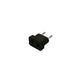 Adaptador Enchufe De Americano 2P 10A 250V Negro