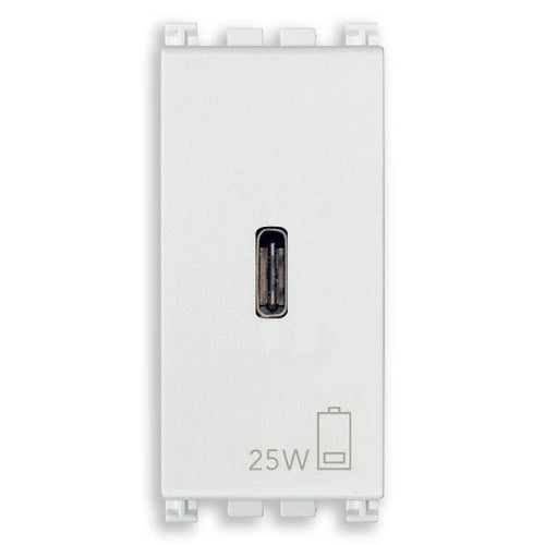 Alimentador USB C PD 25W blanco