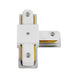 Conector Riel Tipo T Blanco