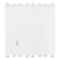 Pulsador 1P NO 10A 2M blanco