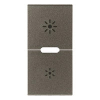 2 half buttons 1M arrows symbol Metal