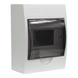 Tablero Sobrepuesto 6 Polos Tapa Color Humo IP41